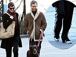 That's unlike you! Anne Hathaway swaps her sophisticated wardrobe for Adidas tracksuit pants during romantic stroll with Adam Shulman