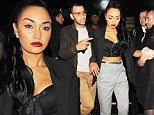 What would your boyfriend say? Little Mix's Leigh-Anne Pinnock steps out with a mystery man 