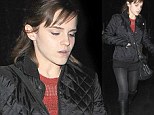 Casual Tuesday: Dressed down Emma Watson shows off her style credentials in knee-high boots for a night in London