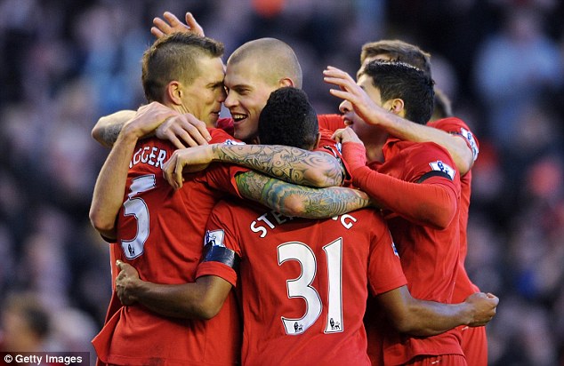 Head Boy: Daniel Agger nodded Liverpool in front against Southampton