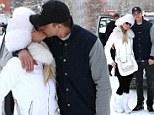 Every inch the snow bunny! Paris Hilton gets romantic in a winter wonderland with boyfriend River Viiperi