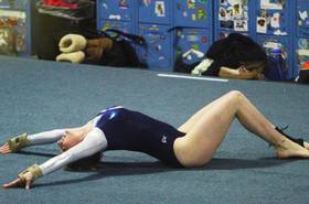 RI girls' gymnastic meet