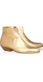 Esquivel The Jett metallic leather ankle boots