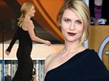 'I'm a brand Spanx-ing new mom!' Claire Danes credits control underwear for her slim figure as she accepts SAG Award for Homeland