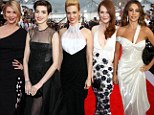 The black and white of it! Claire Danes, Anne Hathaway Julianne Moore and Sofia Vergara lead the way as Hollywood's leading ladies go mad for monochrome on SAG Awards red carpet 