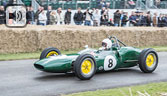 A classic car at the Goodwood Festival of Speed