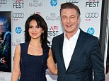 'Big name for a very little baby!' Alec Baldwin's pregnant wife Hilaria reveals what HE wants to call their baby