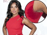 The singer revealed a huge sweat patch as the siblings jostled for position at a party to promote the new season of their reality show on Wednesday night.