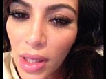 Does pregnancy make your lips bigger too? Kim Kardashian sparked concern among her followers with a plumped-up pout in a Keek video she posted on Tuesday night