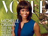 Cover girl: First Lady Michelle Obama has appeared on her second cover of Vogue magazine in an issue that will hit newsstands on March 26