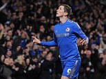 Road to redemption: Torres celebrates putting Chelsea 3-1 ahead on the night