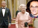 Danial Craig with the Queen and Danny Boyle inset