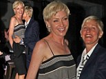 Smitten! Ellen DeGeneres nuzzles into wife Portia de Rossi as couple enjoy a romantic date night Down Under
