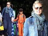 Model Heidi Klum and her boyfriend Martin Kristen take her kids on a vacation to Honolulu