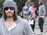 Best foot forward! Russell Brand goes on outing in Hollywood wearing his slippers