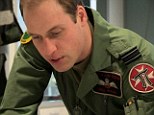 Starring role: Prince William has spoken about the pressures of his job as a helicoStarring role: Prince William is seen planning a mission during the BBC documentary