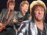 In the wars: New information reveals that Richie Sambora is allegedly embroiled in a feud over finances with the lead singer Jon Bon Jovi
