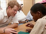 Prince Harry and his new private secretary Edward Lane Fox have both been involved with the Burnaby Blue Foundation, which has worked with Harry's charity in Lesotho, pictured