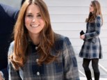 Duchess of Cambridge wears tartan on visit to Scotland