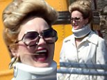 Jennifer Lawrence gleefully wears neck brace on set of new David O. Russell pic