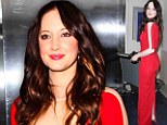 Andrea Riseborough showed up to LAX airport wearing a gown