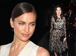 Irina Shayk keeps it simple in black and white at Eleven Paris launch... as Daisy Lowe goes girlie in lace