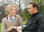 Low-key date: New couple Donna Air and James Middleton enjoyed a relaxing daytime date in London's Hyde Park on Monday afternoon 
