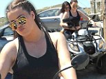 Get on your bike! Khloe Kardashian joins Kylie and Brody Jenner for off road thrills 