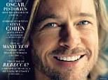 Brad Pitt smiles serenely on new Vanity Fair cover despite 'nightmare' $200 million production of his zombie flick World War Z