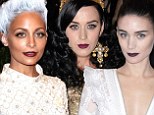 Gothic berry lips dominate the make-up looks at the Met Gala