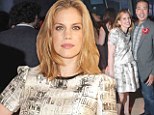 Excited! Pregnant Anna Chlumsky appeared ecstatic to be with her husband Shaun So at the World Of War event in New York City on Wednesday