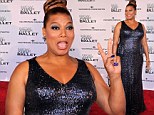 Queen Latifah pours her curves into figure-hugging metallic gown as she joins fashion elite at New York City Ballet gala