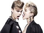 She's loving the ladies! Cara Delevingne gets up close and personal with her BFF Rita Ora in a new Hunger TV shoot