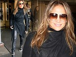 She'll always be Jenny From The Block! J-Lo slips back into her Bronx alter ego in leather trousers and high-tops to release new single Live It Up 