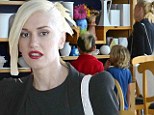 Gwen Stefani and her kids were spotted painting pottery at Color Me Mine on Wednesday