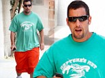 Adam Sandler looks like he may be packing on the pounds