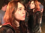 FIRST LOOK: Ellen Page is ready to make her stand as Kitty Pryde on set of X-Men: Days Of Future Past