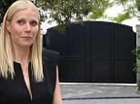 High and mighty: Gwyneth Paltrow and Chris Martin in trouble with neighbours with over their 'too high' gate