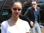 Lazy saturday with the Trekkies: Zoe Saldana looks summery and casual in LA, while Benedict Cumberbatch shops in NYC