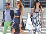 Fashion highs and lows: Jessica Alba goes from a stylish cover up to a leg flashing mini dress all in one day