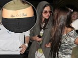 Tat's dedication! Selena Gomez admires a super fan's tattoo of her name 