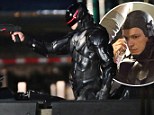 Rebooting and reshooting: RoboCop star Joel Kinnaman steps back into heavy body armor to film additional scenes for the remake of the iconic 1980's film