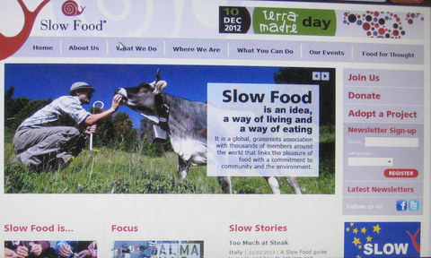 Slow Food Movement website