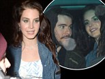 That make-up is eye-catching! Lana Del Rey's boyfriend Barrie-James ONeill gazes at her in awe as couple leave her concert 