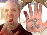 Bad day at the office: Jesse James cuts off his pinkie finger in machine accident... and then flashes the rock on hand gesture in Instagram snap 