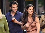 More than just co-stars? Katie Holms and Luke Kirby headed to dinner in New York on Tuesday night after a long day of filming new movie Mania Days