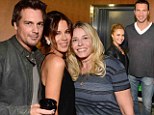 Bringing back the memories: Len Wiseman, Kate Beckinsale, Chelsea Handler, Hayden Panettiere and Wladimir Klitschko attended the Rolling Stones concert at the Staples Center in Los Angeles, California on Monday