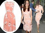 Pippa Middleton wearing the 285 Tabitha Webb dress at the Waitrose summer party earlier this week