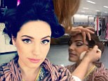 Kelly Brook shares make-up video on Keek
