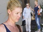 So that's her secret! Natural beauty Katherine Heigl goes completely make-up free as she heads to the beauty salon with her mother Nancy 